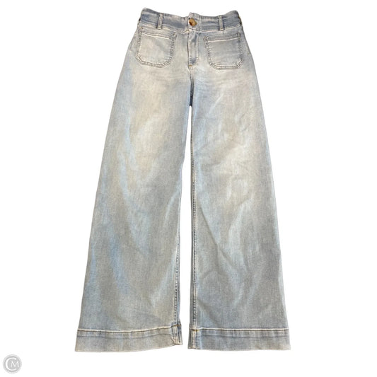 Jeans Wide Leg By Maeve In Blue, Size: 8