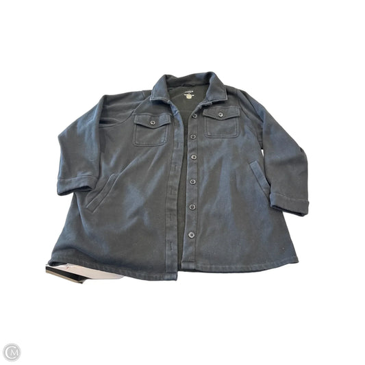 Jacket Shirt By Torrid In Black, Size: 3x