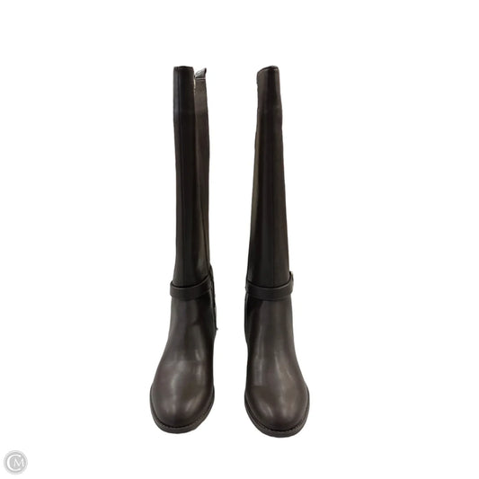 Boots Knee Flats By Nine West In Brown, Size: 8