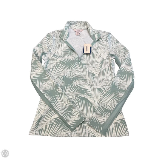 Athletic Jacket By Tommy Bahama In Cream & Green, Size: Xs