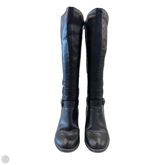 Boots Mid-calf Heels By Natural Soul In Black, Size: 8
