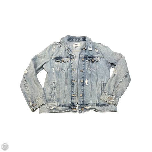 Jacket Denim By Old Navy In Blue Denim, Size: M