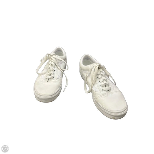 Shoes Sneakers By Vans In White, Size: 8