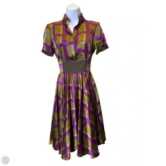 Dress Luxury Designer By Versace In Multi-colored, Size: Xs
