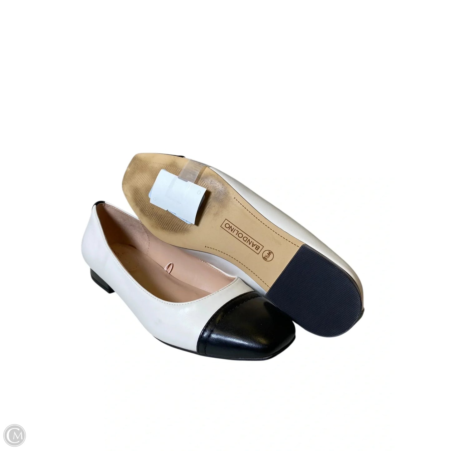 Shoes Flats By Bandolino In Black & White, Size: 8.5