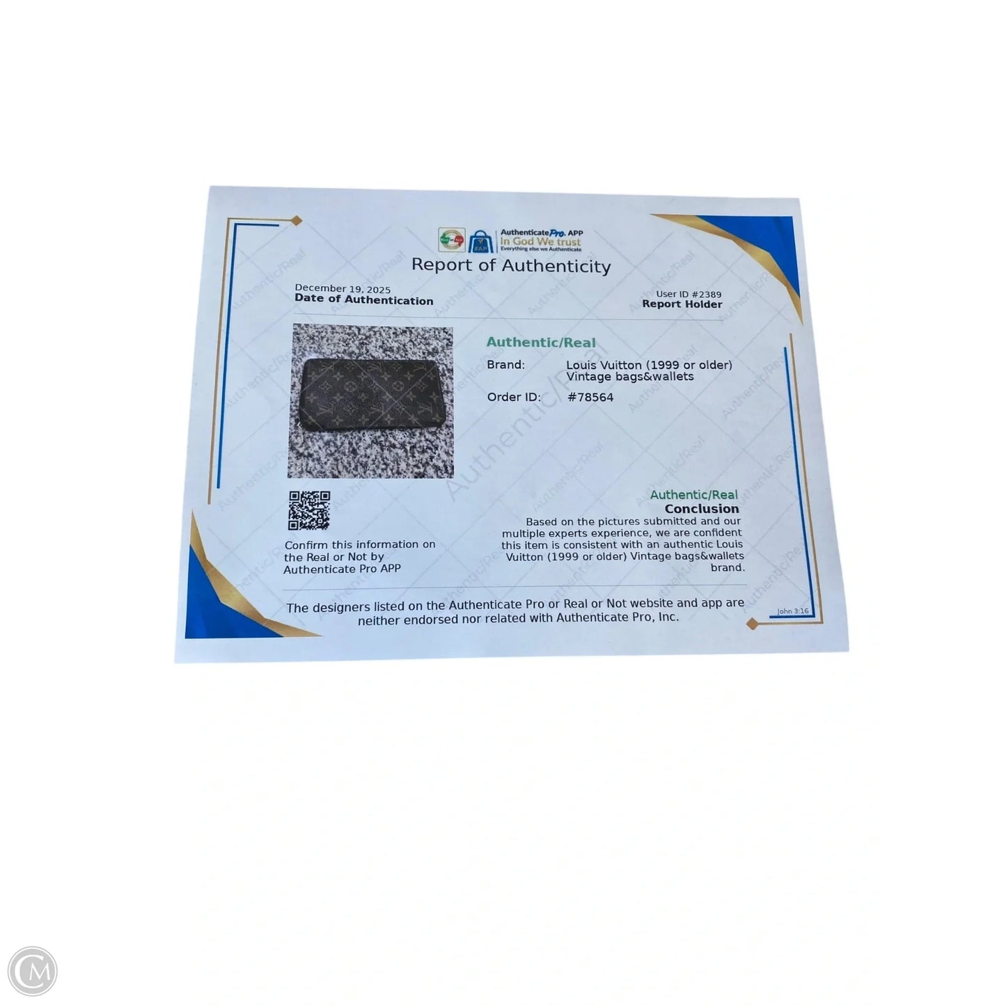 Wallet Luxury Designer By Louis Vuitton, Size: Large