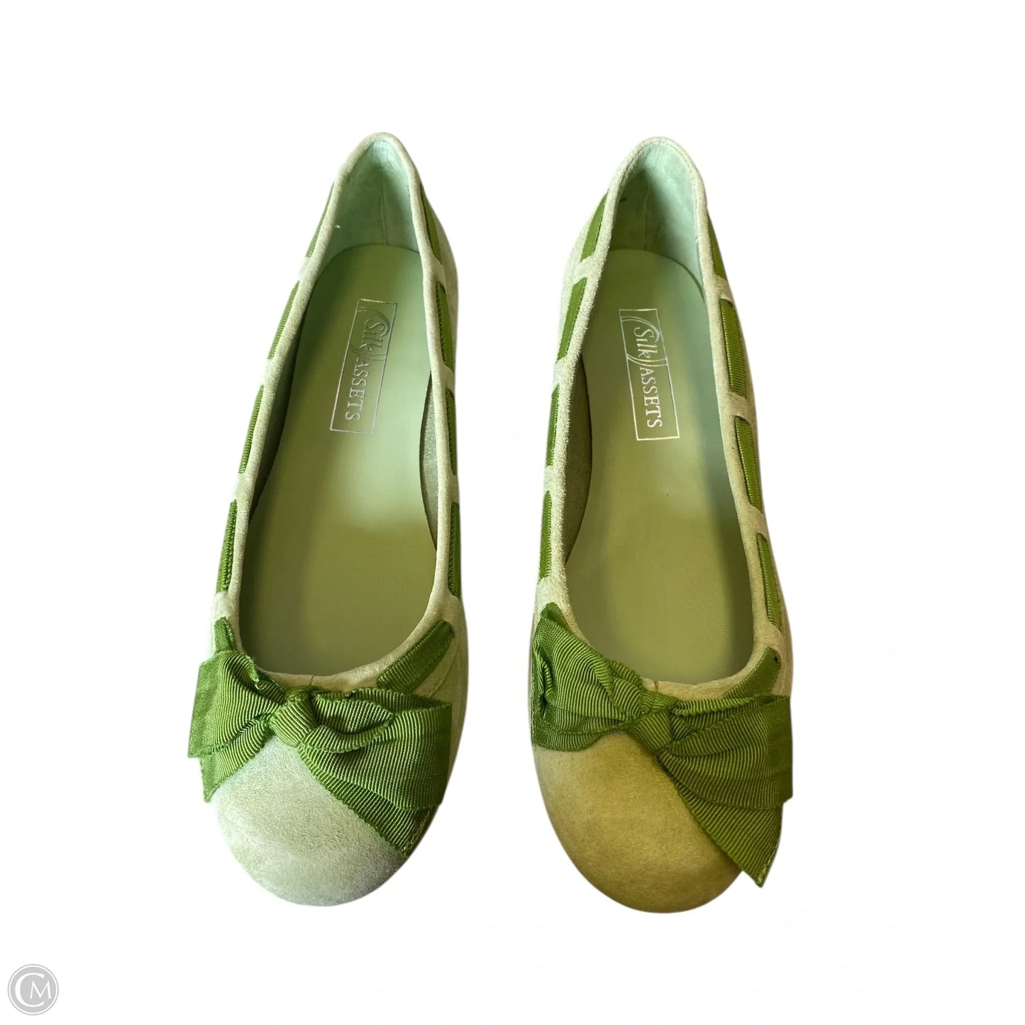 Shoes Flats By Clothes Mentor In Green, Size: 7.5