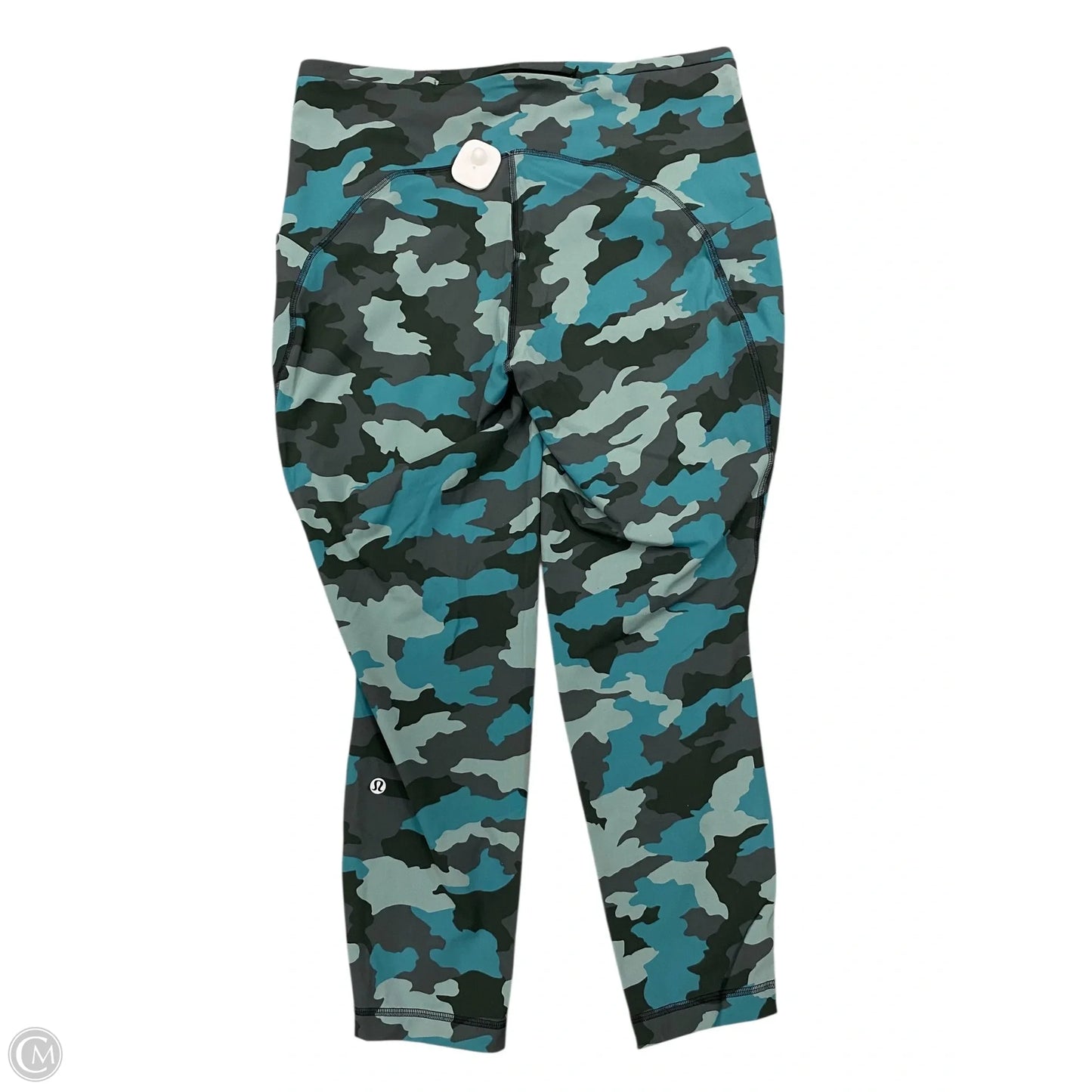 Athletic Leggings By Lululemon In Camouflage Print, Size: 14
