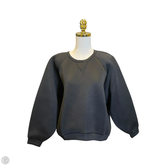 Sweatshirt Collar By Cynthia Rowley In Black, Size: L