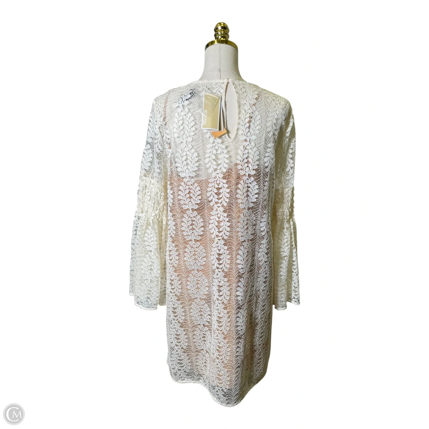 Dress Casual Short By Michael By Michael Kors In Cream, Size: Xl