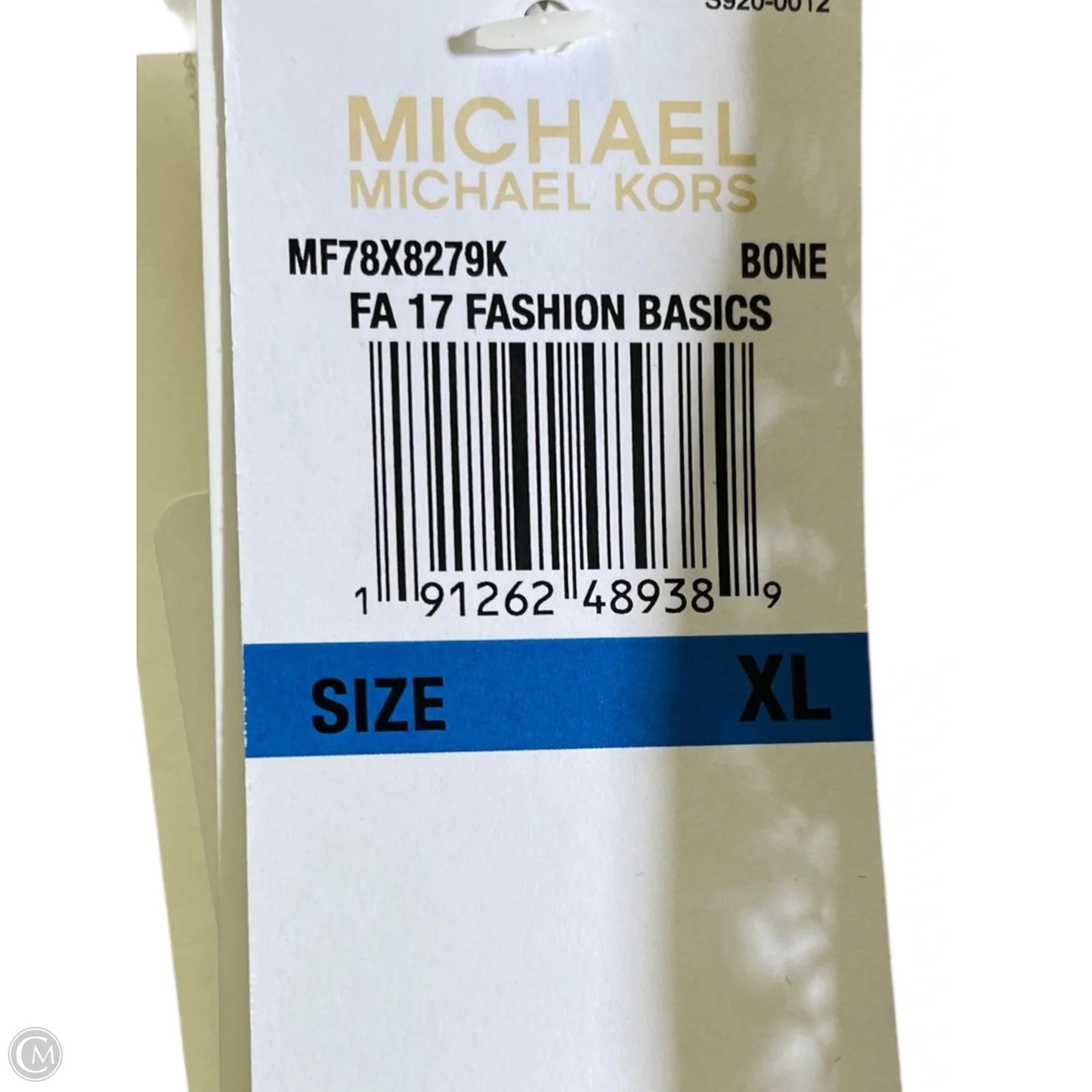Dress Casual Short By Michael By Michael Kors In Cream, Size: Xl