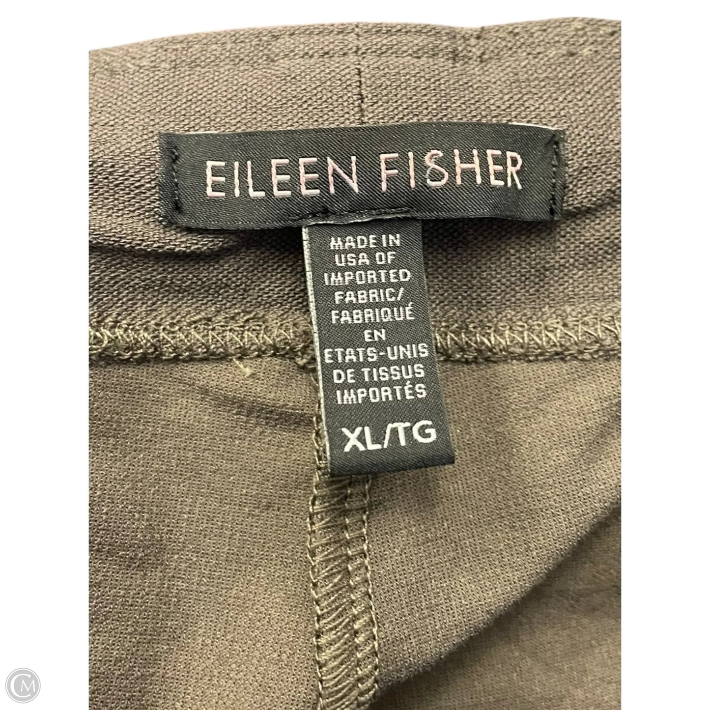 Pants Cropped By Eileen Fisher In Taupe, Size: Xl