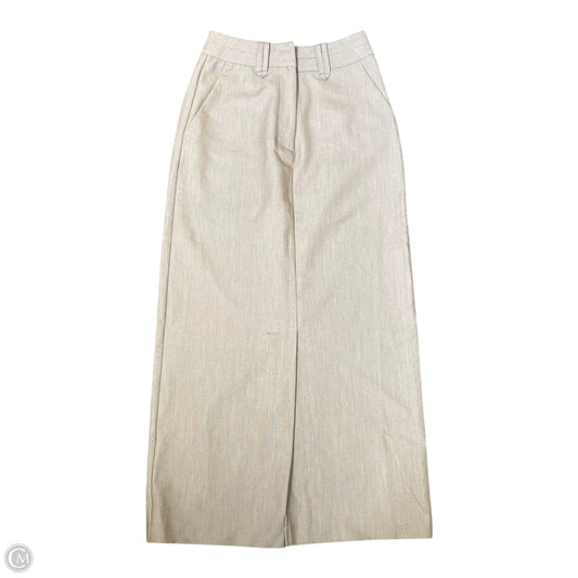Skirt Maxi By Moon River In Beige, Size: Xs
