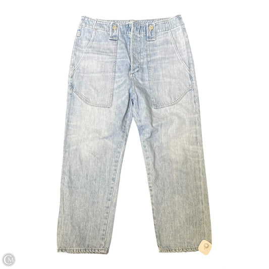 Jeans Cropped By Citizens Of Humanity In Blue Denim, Size: 4