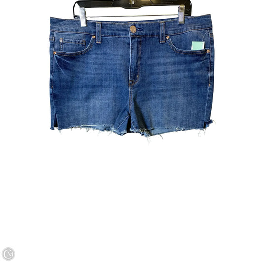 Shorts By Seven 7 In Blue Denim, Size: 14