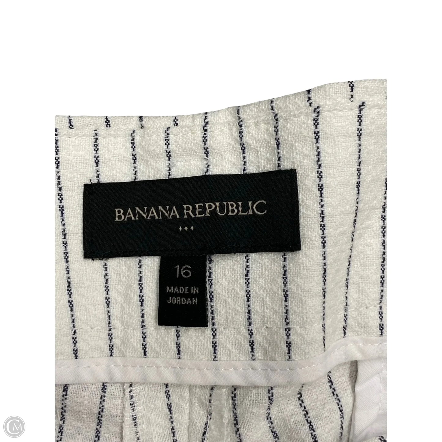 Shorts By Banana Republic In Striped Pattern, Size: 16