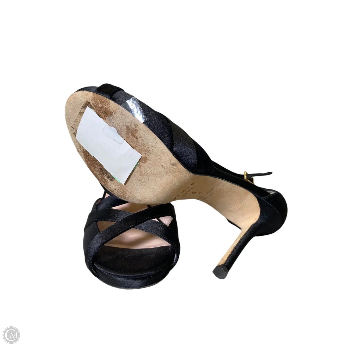 Sandals Designer By Kate Spade In Black, Size: 8
