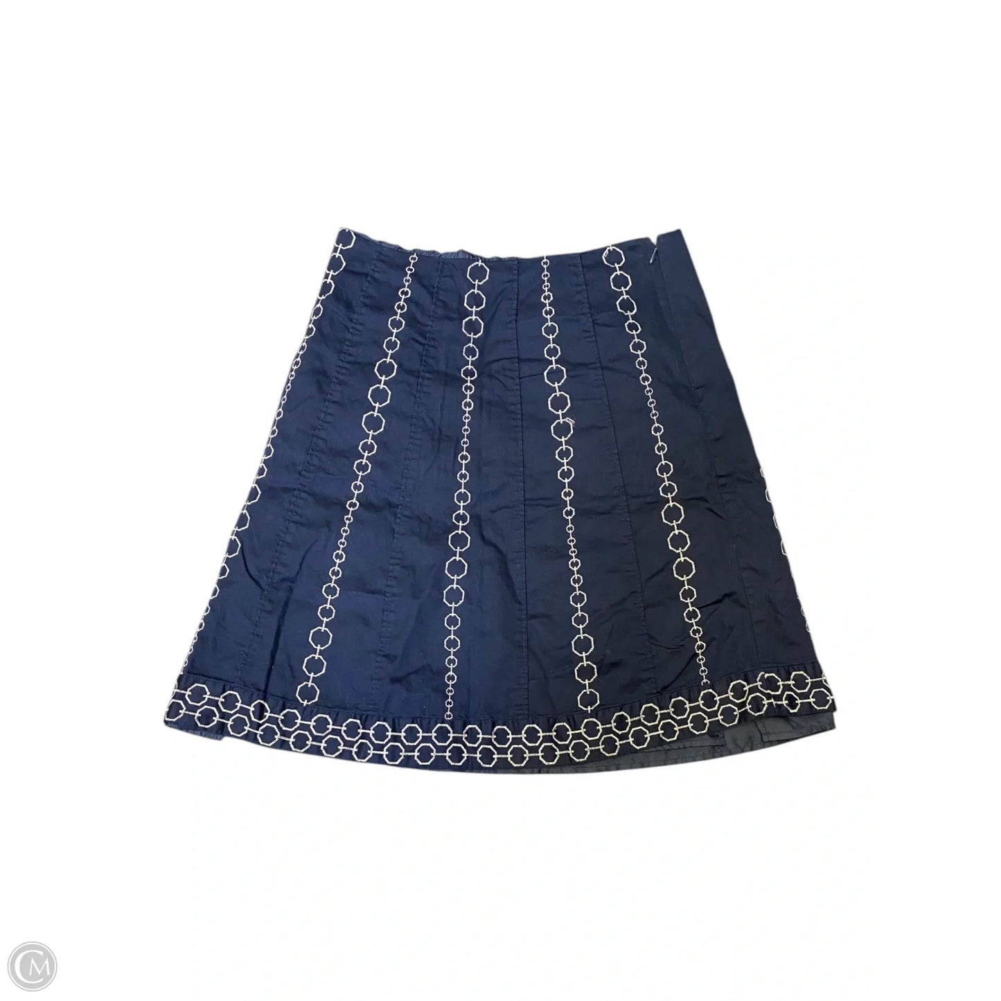 Skirt Midi By Ann Taylor In Navy, Size: 4