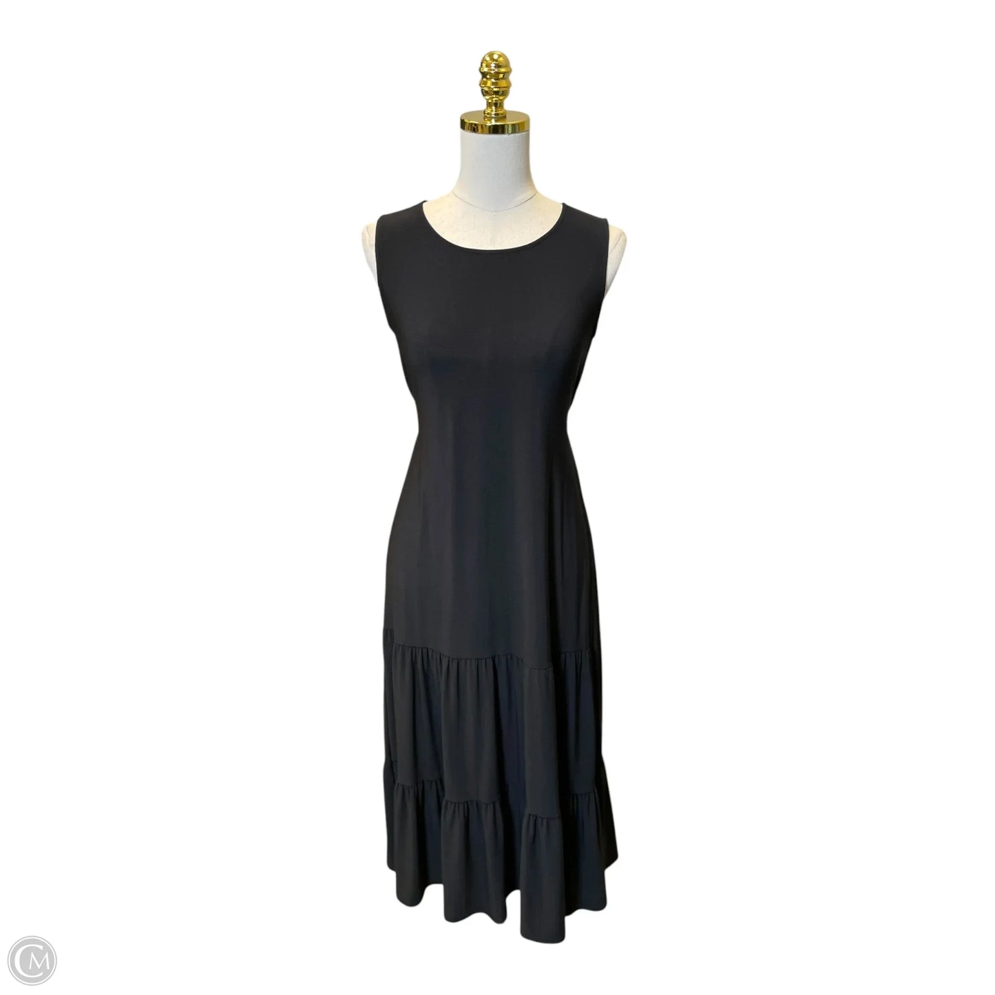 Dress Casual Midi By Clothes Mentor In Black, Size: S