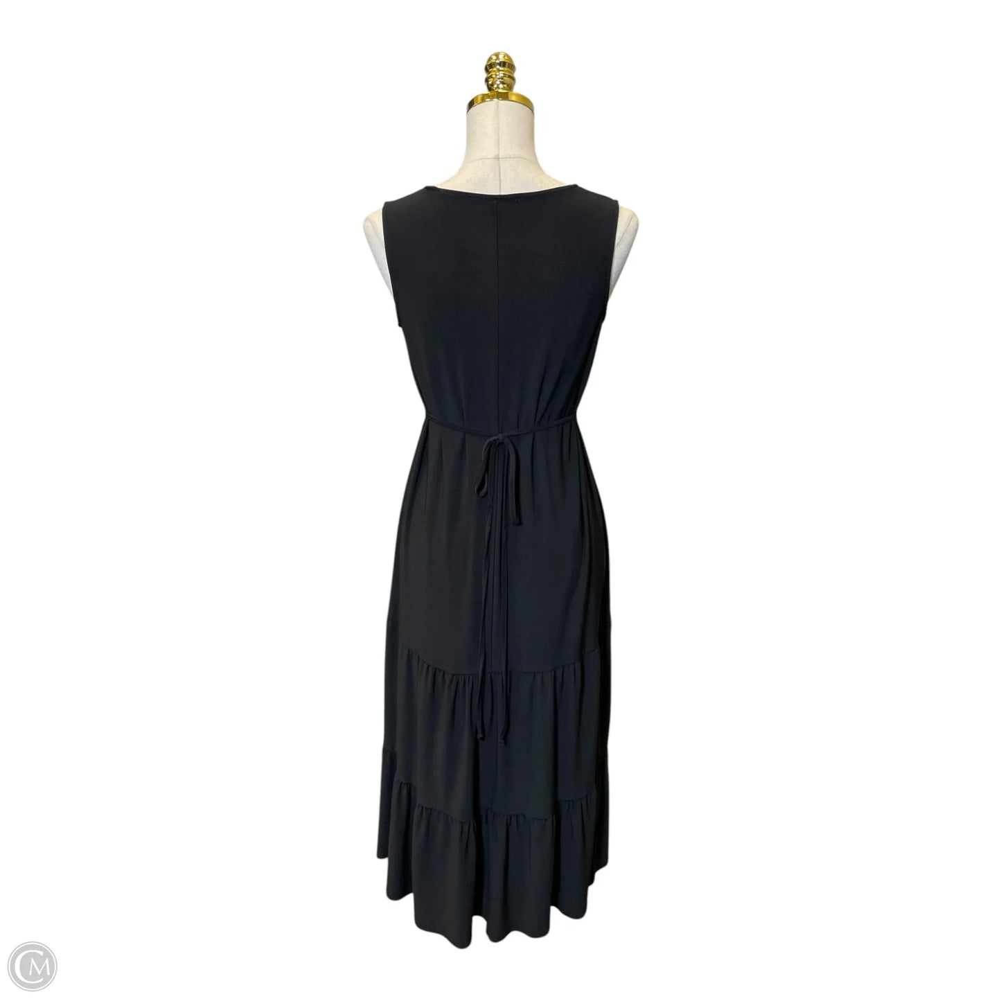Dress Casual Midi By Clothes Mentor In Black, Size: S
