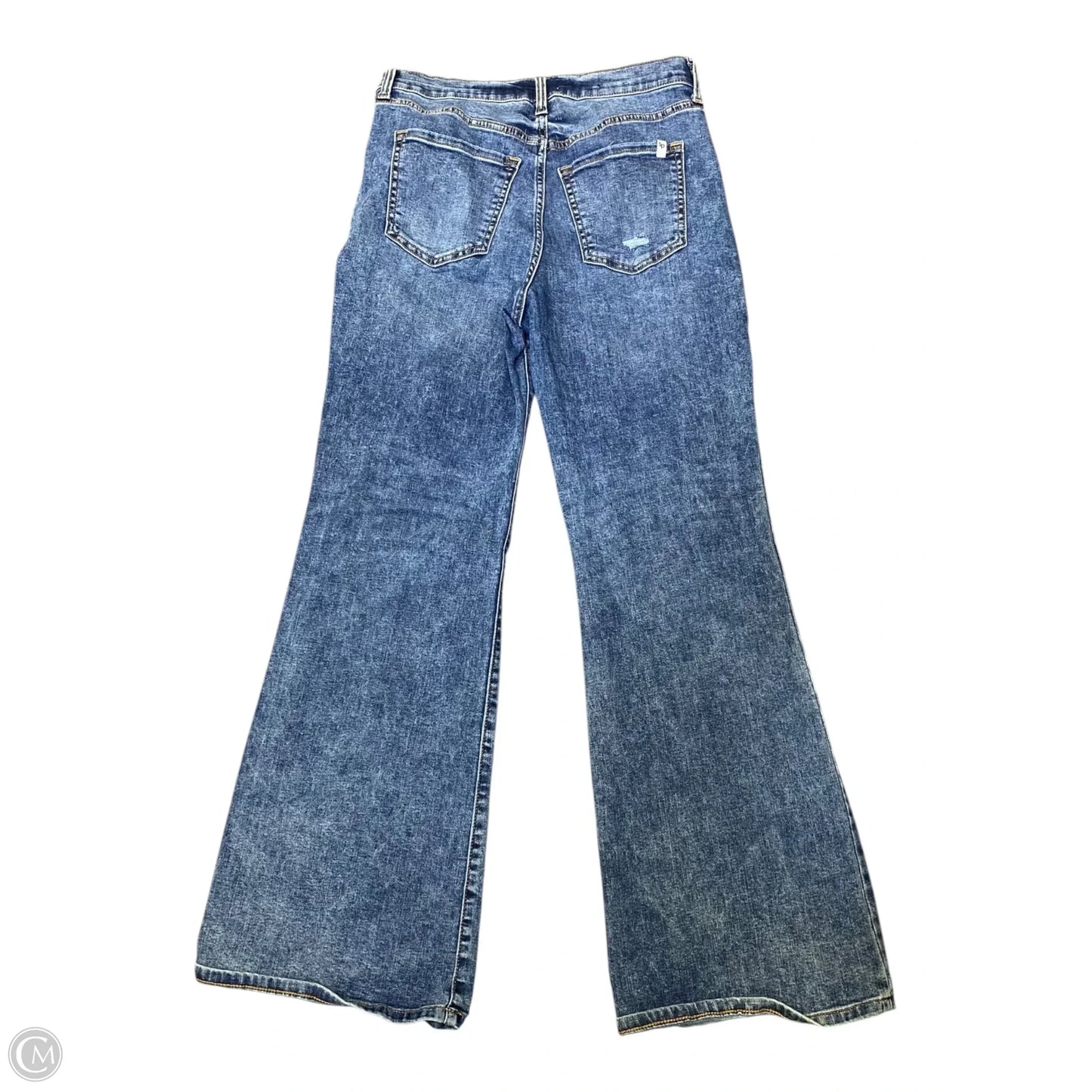 Jeans Flared By Sneak Peek In Blue Denim, Size: 8
