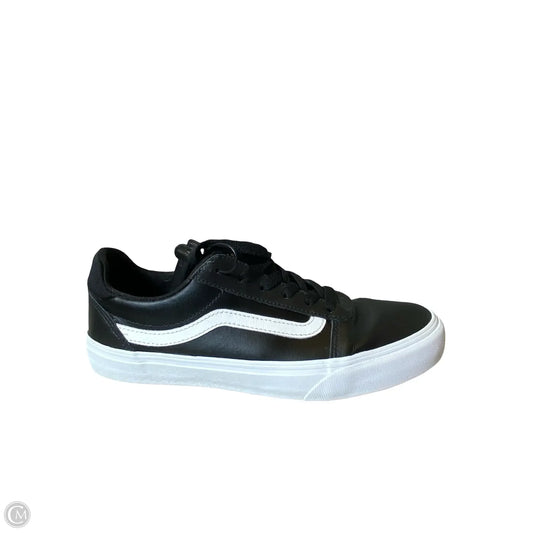 Shoes Sneakers By Vans In Black, Size: 10
