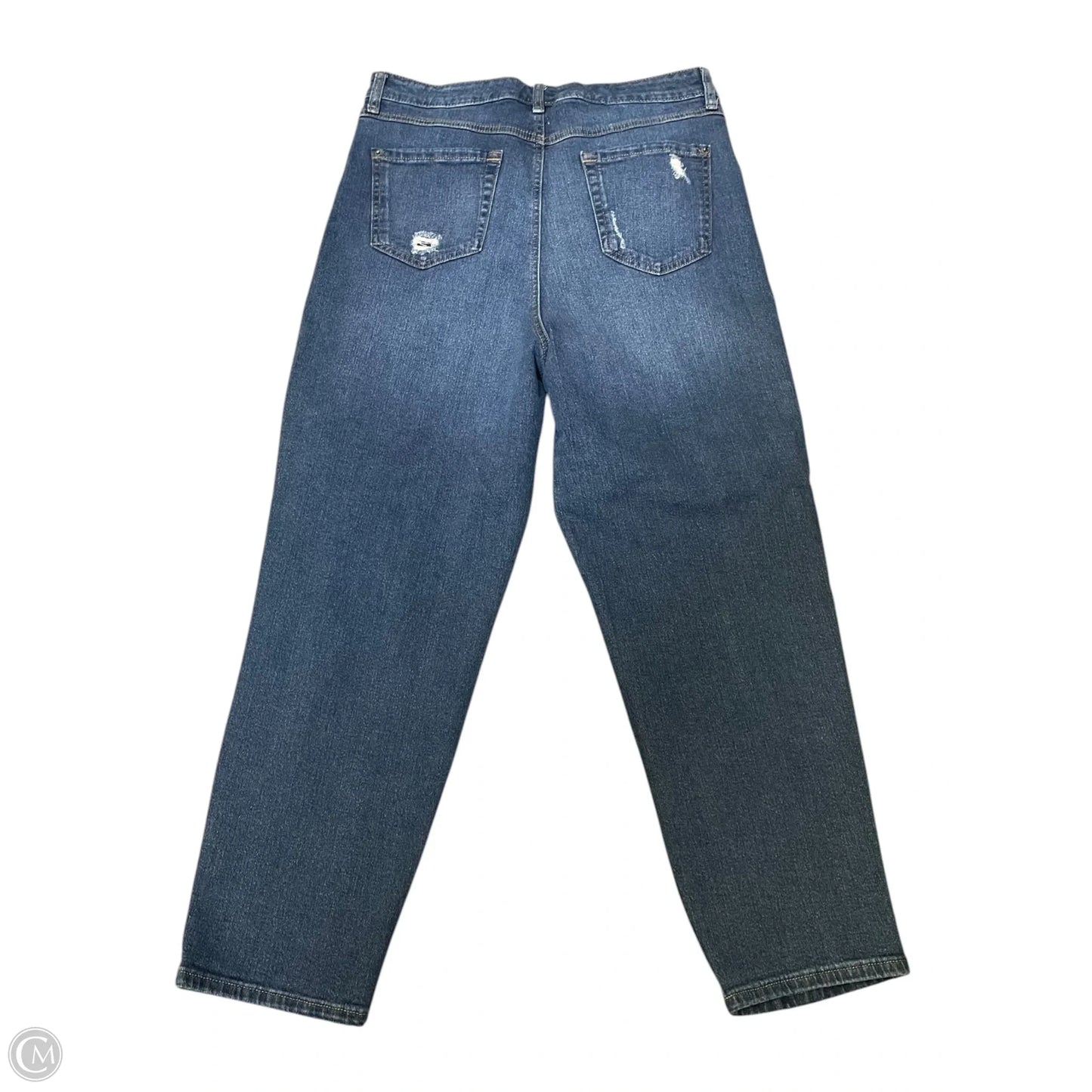 Jeans Straight By International Concepts In Blue Denim, Size: 12