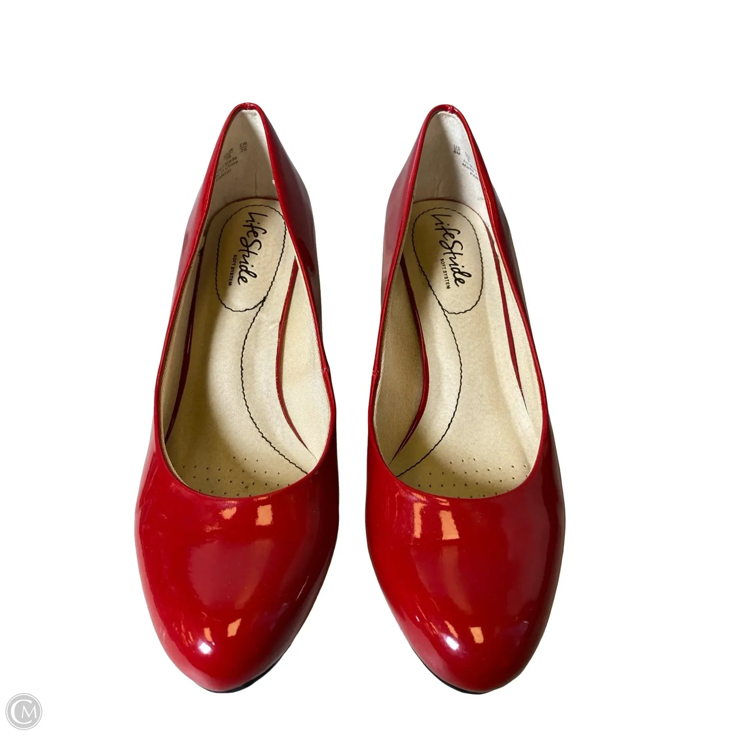 Shoes Heels Kitten By Life Stride In Red, Size: 8