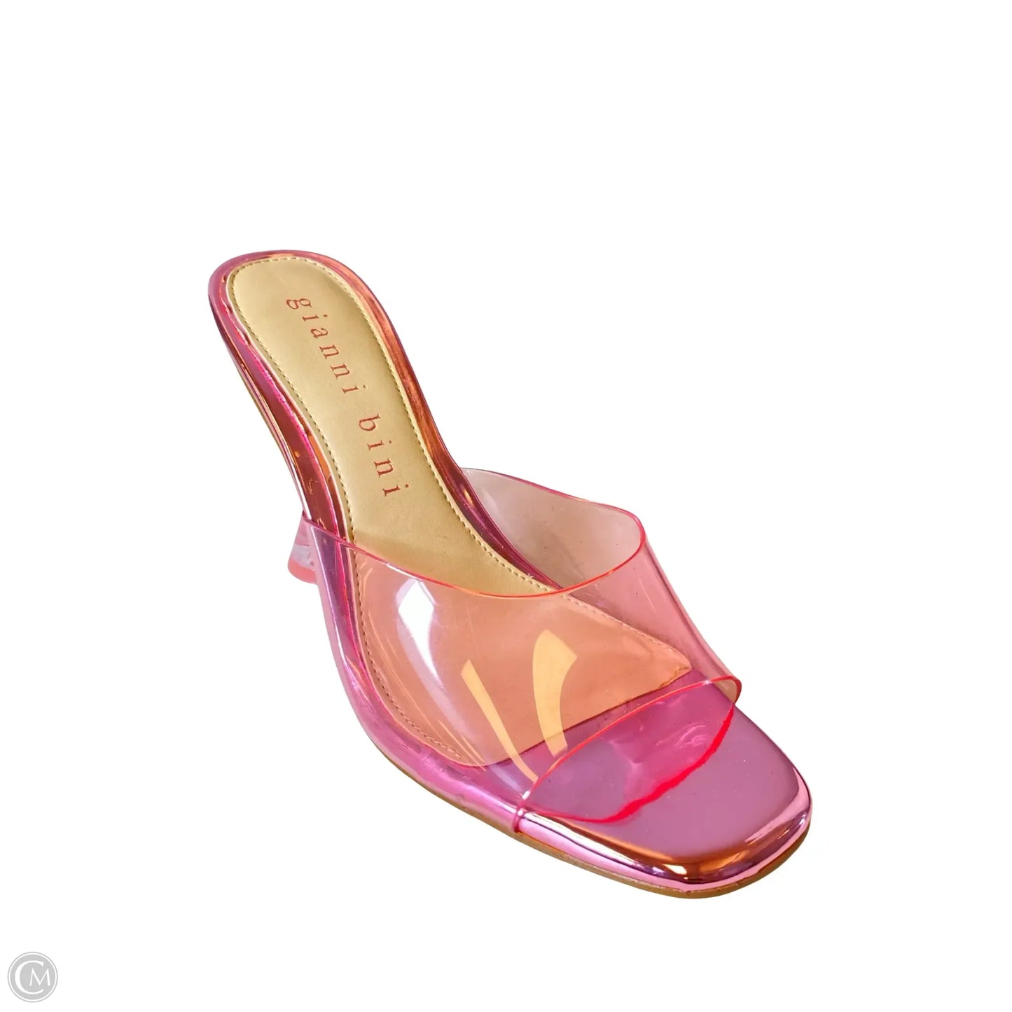 Sandals Heels Stiletto By Gianni Bini In Pink, Size: 8.5