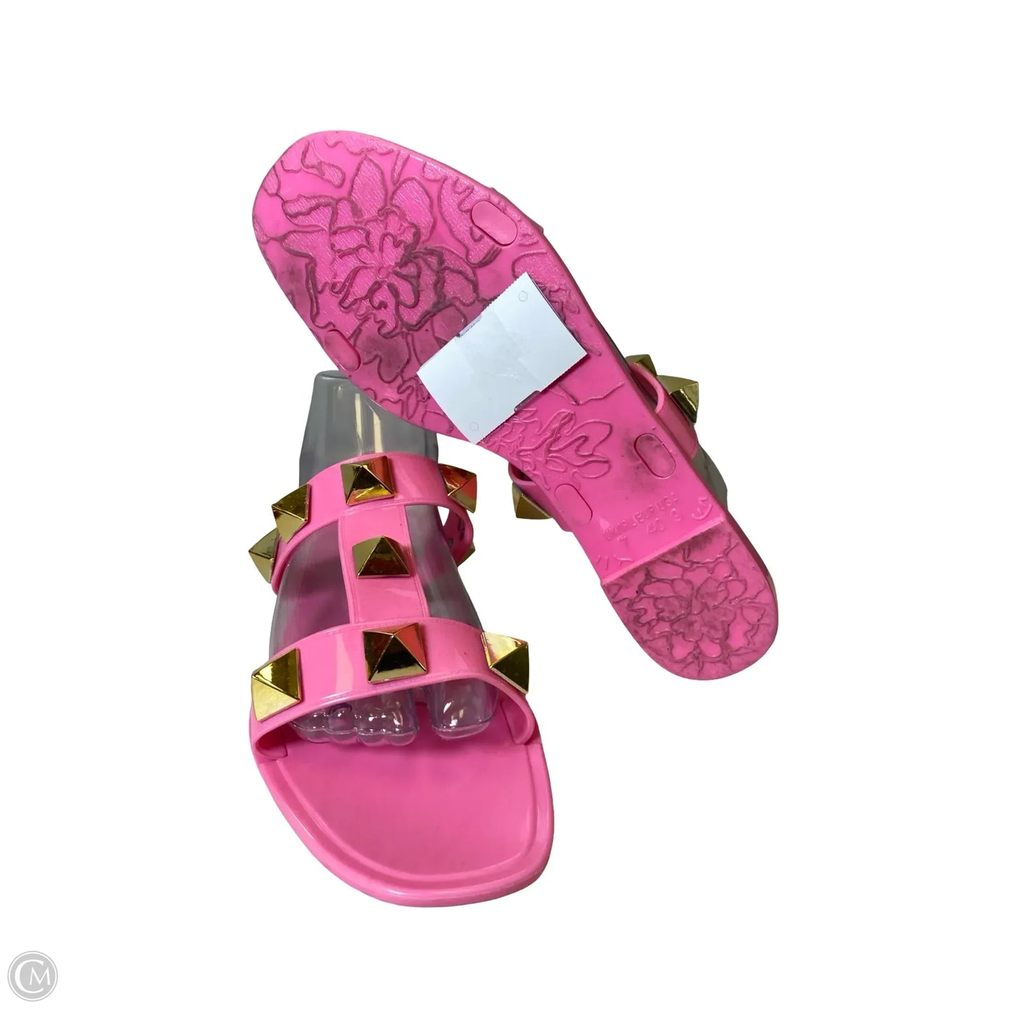 Sandals Flats By Forever 21 In Pink, Size: 9