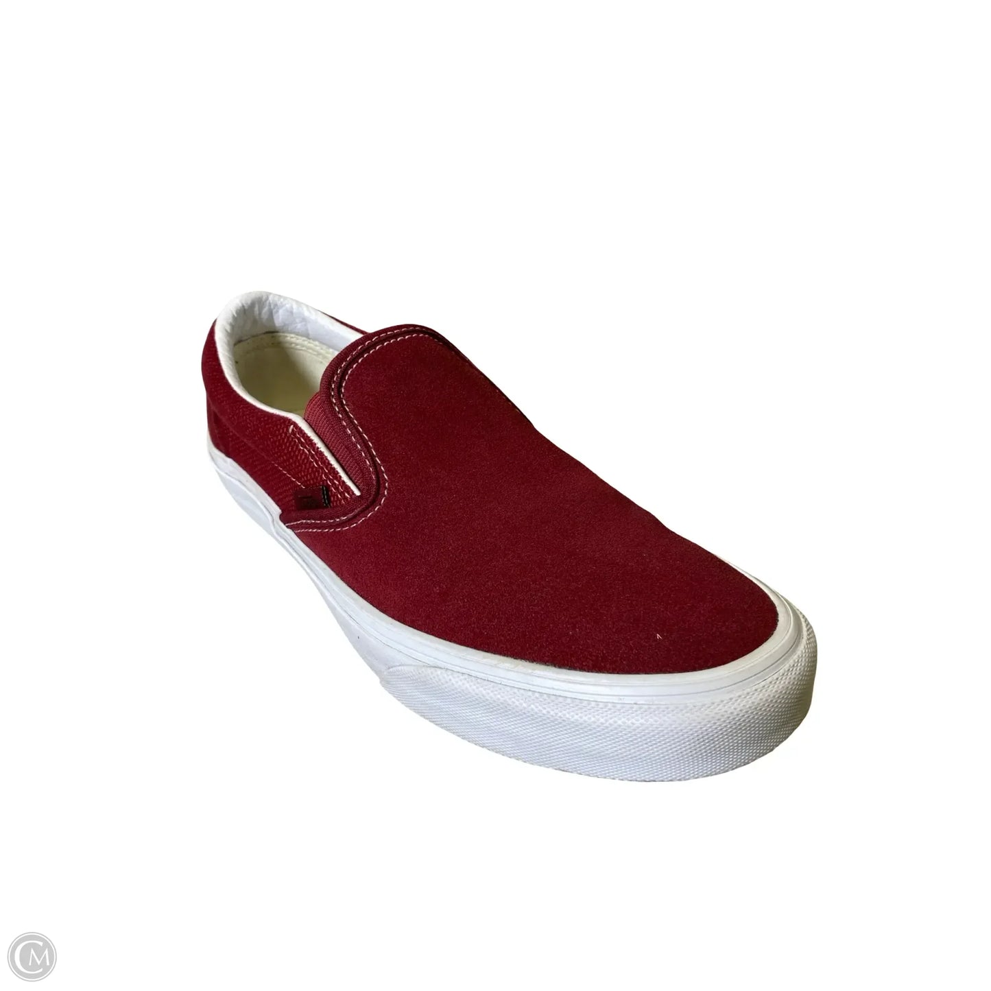 Shoes Flats By Vans In Maroon, Size: 10