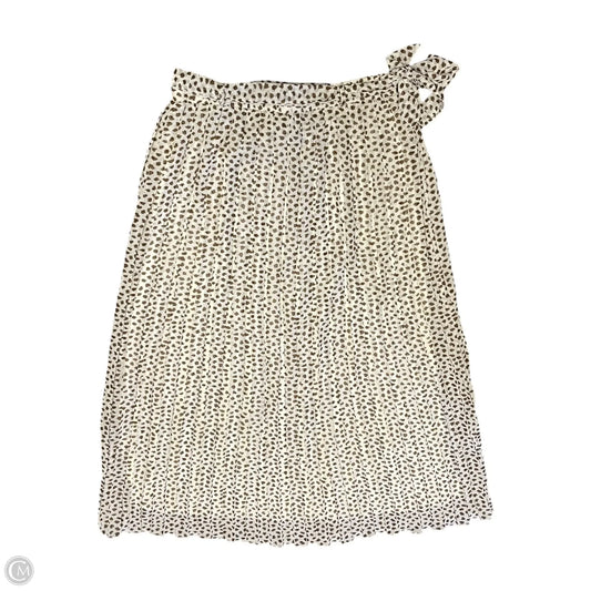 Skirt Maxi By Joie In Brown & Cream, Size: M