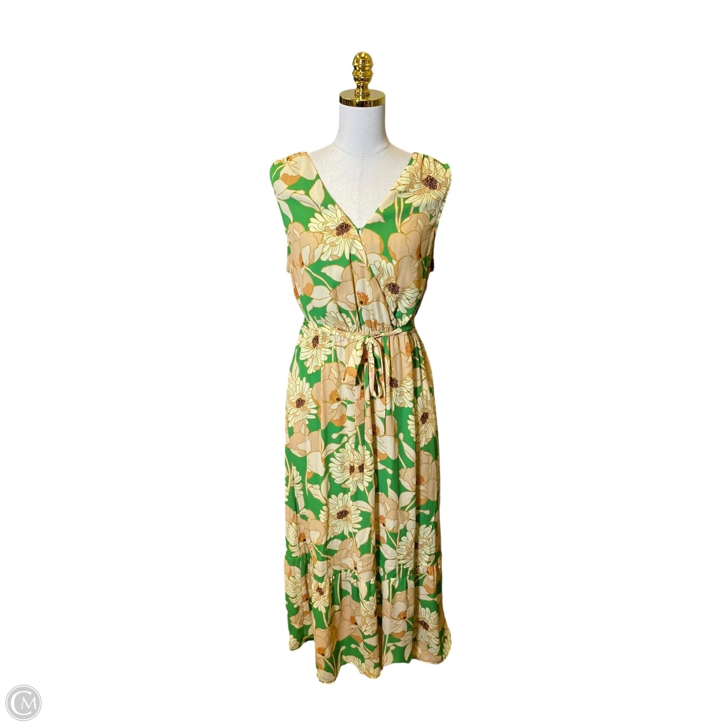 Dress Casual Maxi By Dr2 In Floral Print, Size: Xl