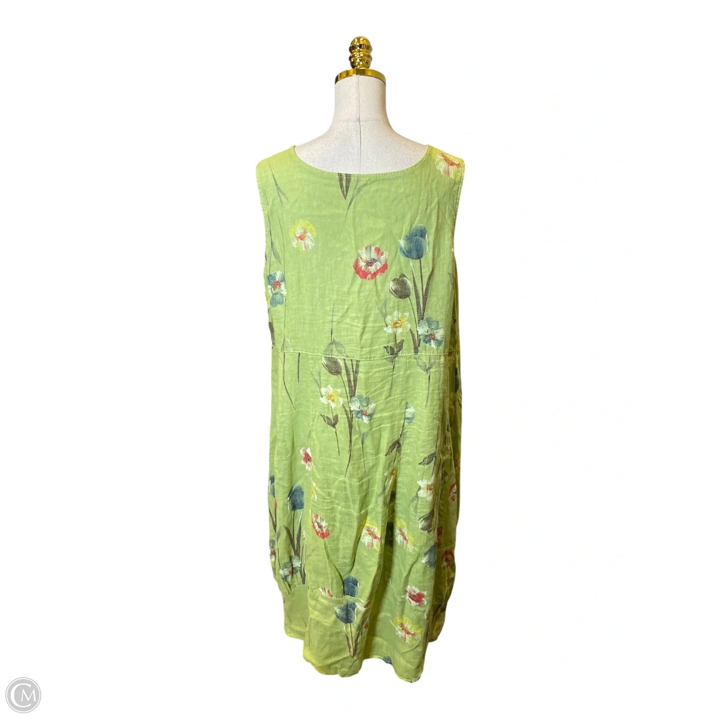Dress Casual Midi By Clothes Mentor In Floral Print, Size: Xl