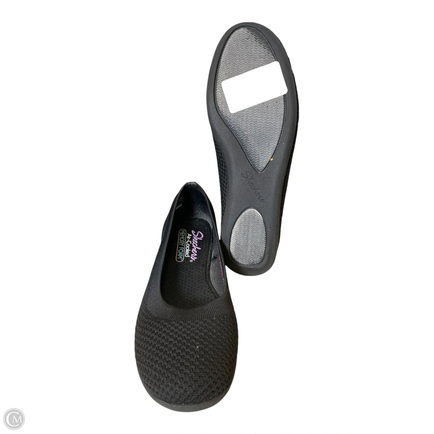 Shoes Flats By Skechers In Black, Size: 8.5