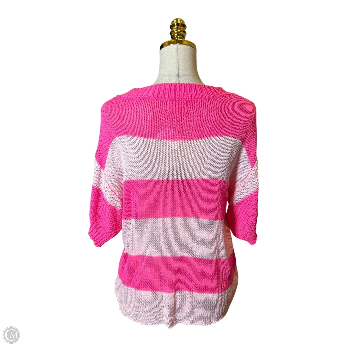 Top Short Sleeve By Bibi In Pink, Size: M