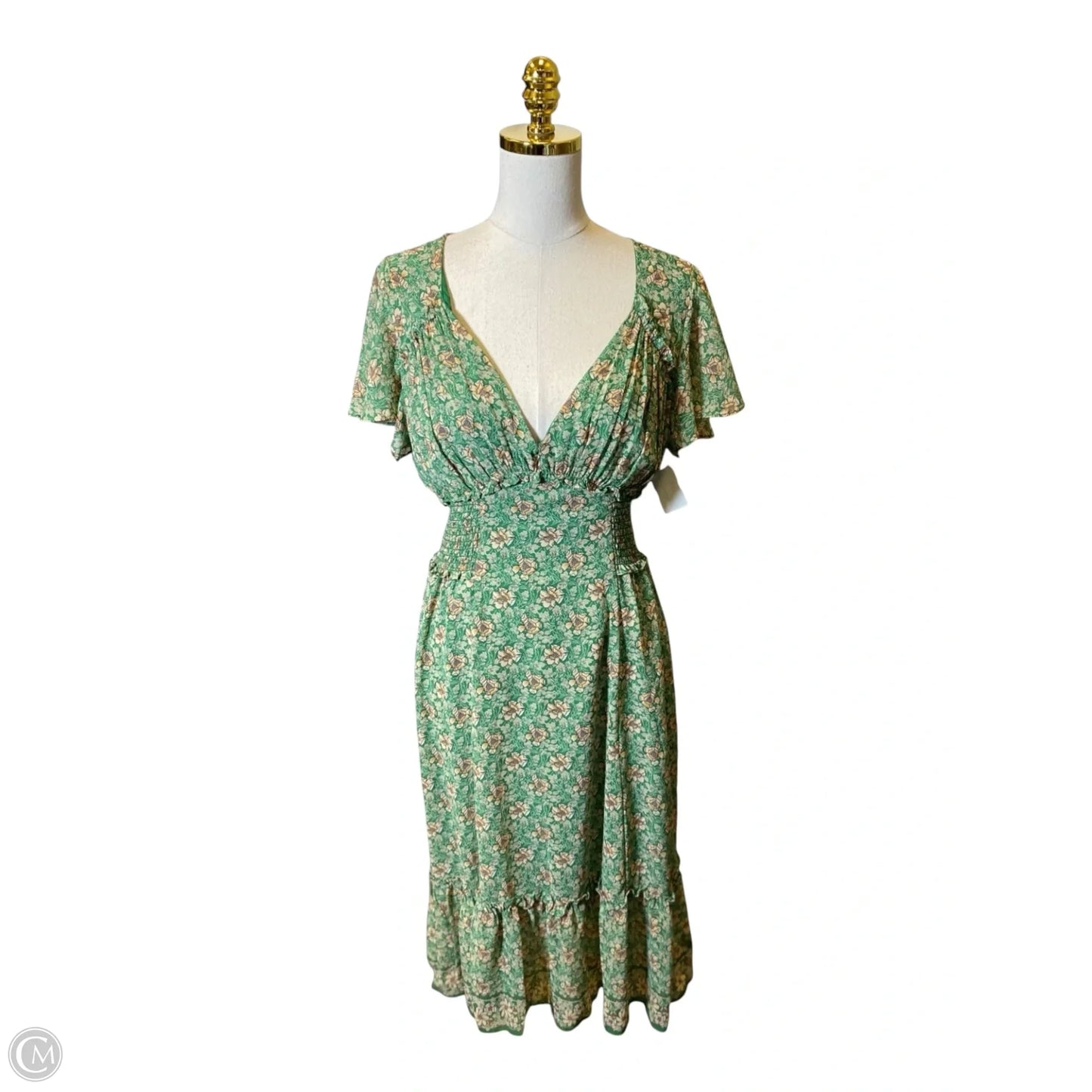 Dress Casual Midi By Max Studio In Floral Print, Size: M