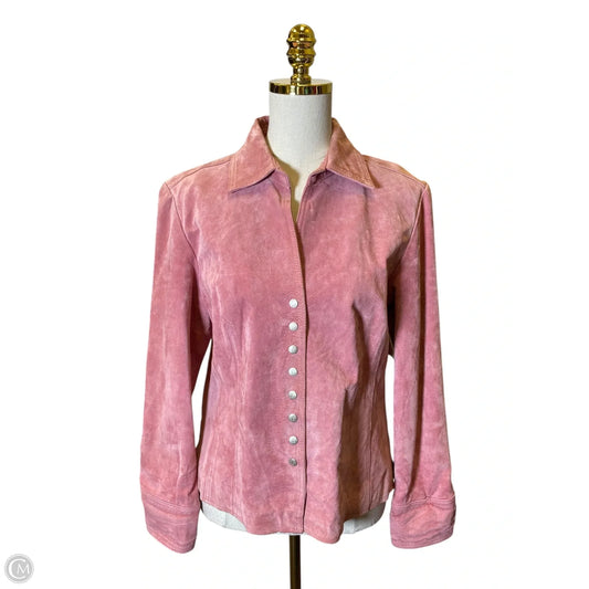 Jacket Moto By Live A Little In Pink, Size: M