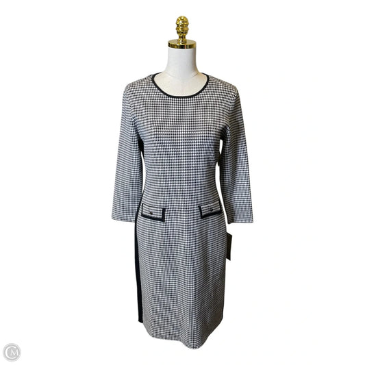 Dress Sweater By Marc New York In Black & White, Size: M