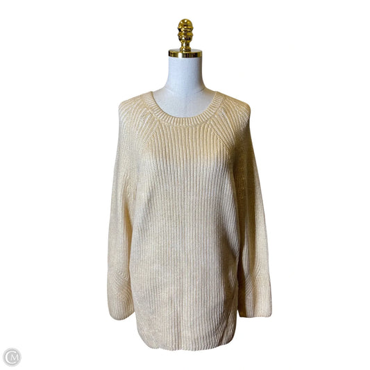 Sweater By Express In Gold, Size: S