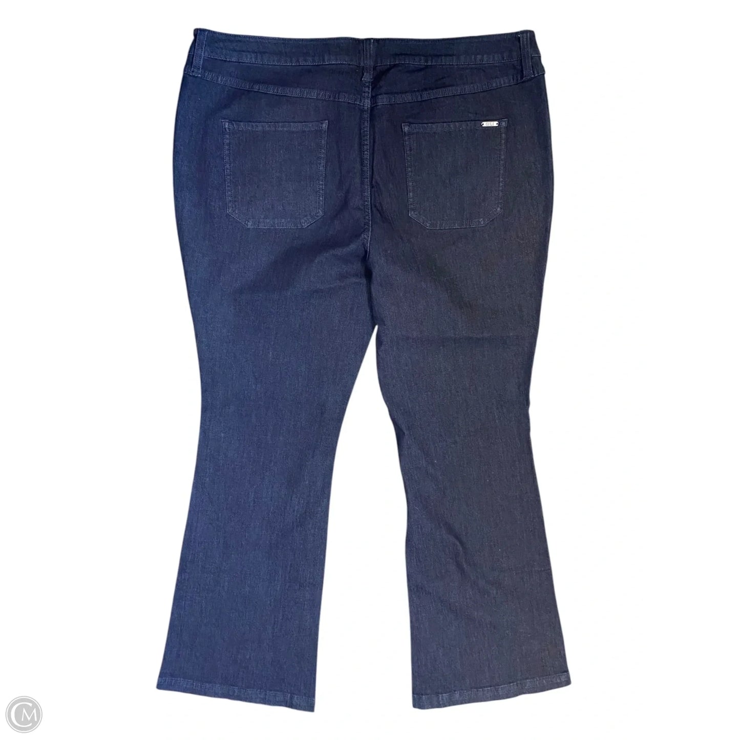 Jeans Flared By Gilli In Navy, Size: 18