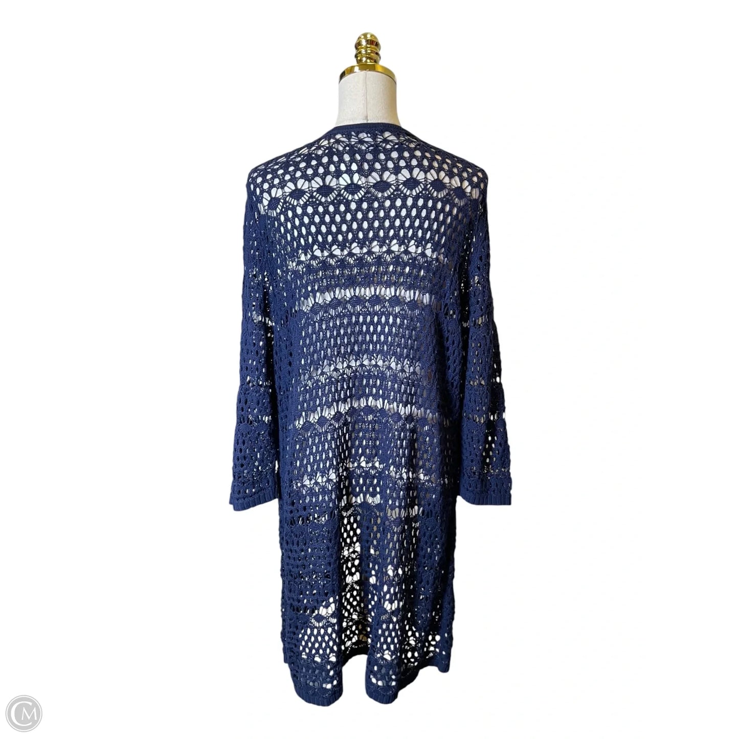 Cardigan By Chicos In Navy, Size: Xl