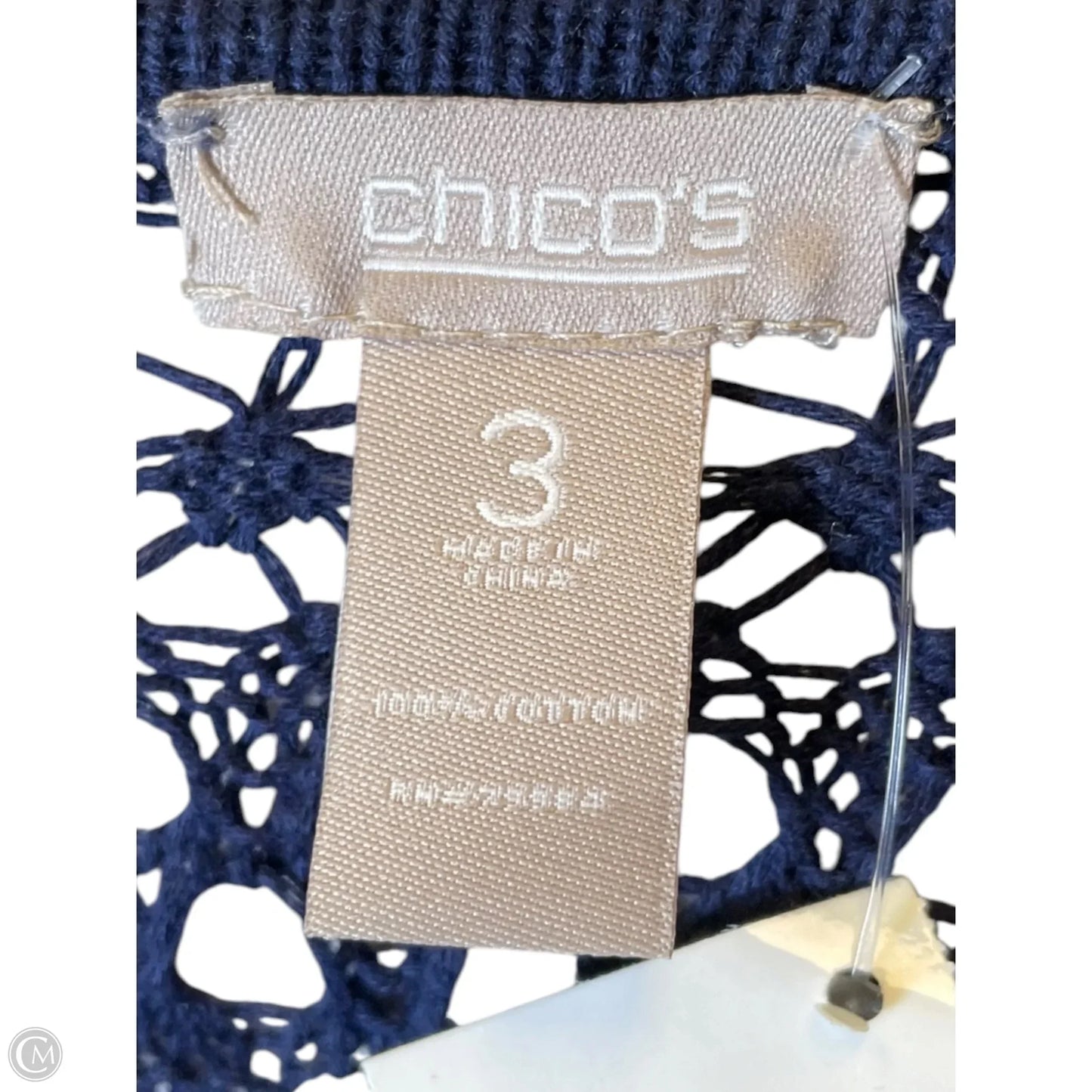 Cardigan By Chicos In Navy, Size: Xl