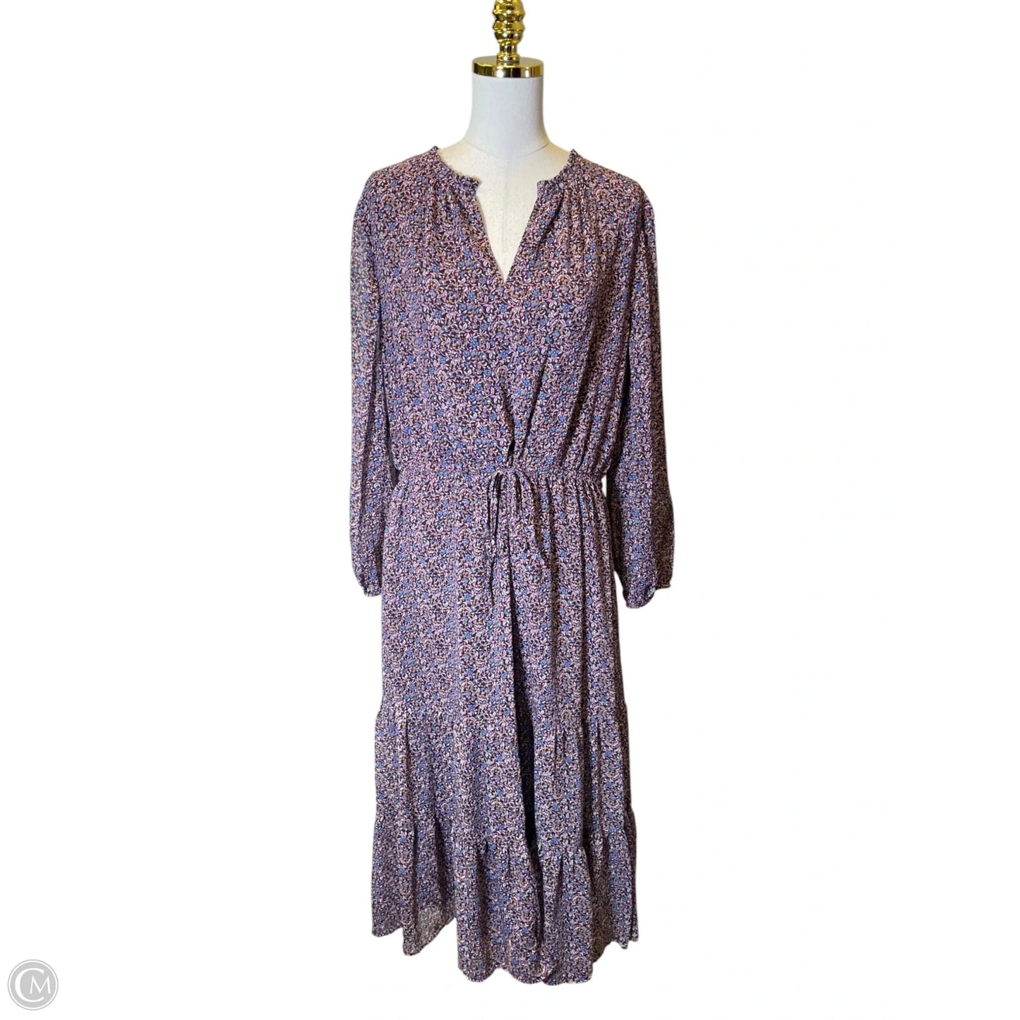 Dress Casual Maxi By Ann Taylor In Floral Print, Size: Xxl