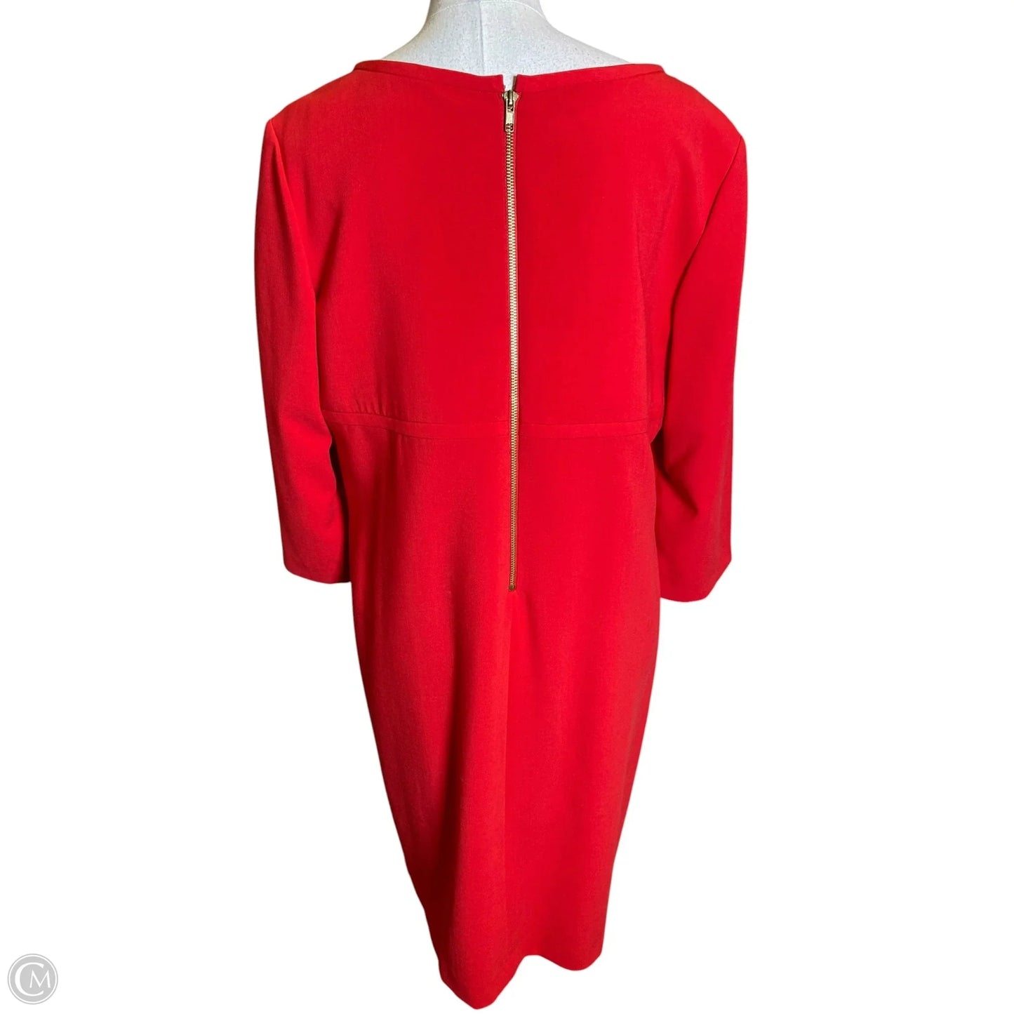 Dress Work By Tahari In Red, Size: 14