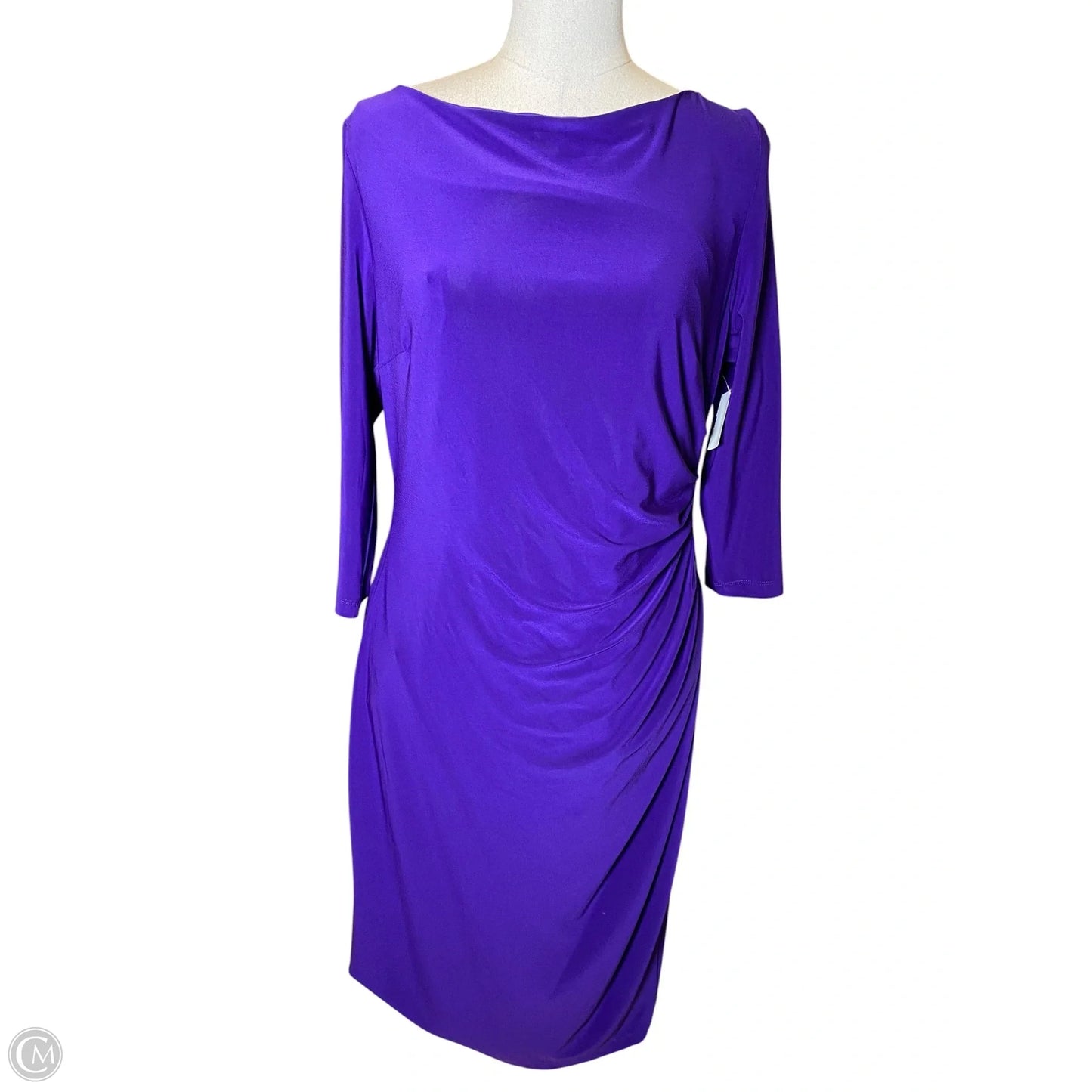 Dress Work By Lauren By Ralph Lauren In Purple, Size: 14