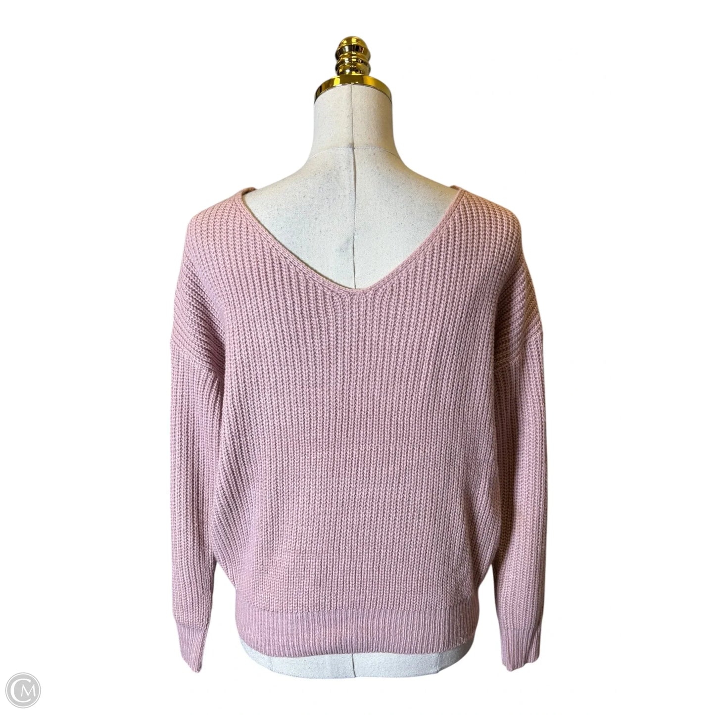 Sweater By Clothes Mentor In Pink, Size: Osfm
