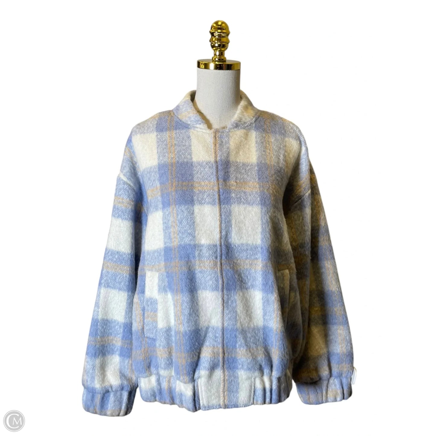 Jacket Other By White Birch In Plaid Pattern, Size: L