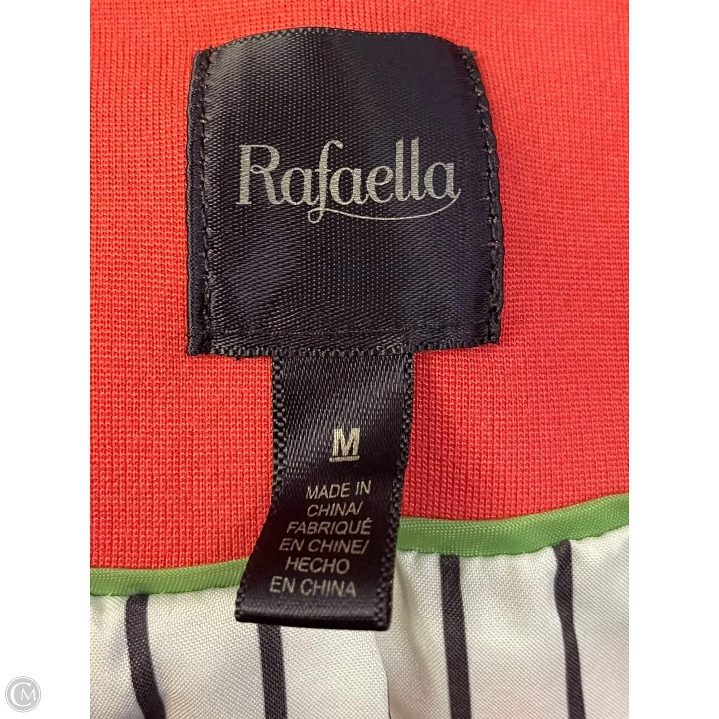 Jacket Moto By Rafaella In Orange, Size: M