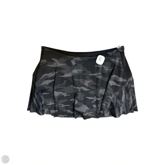 Athletic Skirt By Athleta In Camouflage Print, Size: L